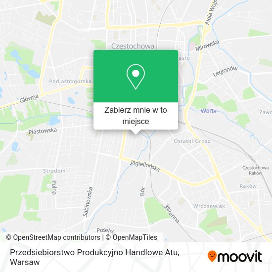 Mapa Przedsiebiorstwo Produkcyjno Handlowe Atu