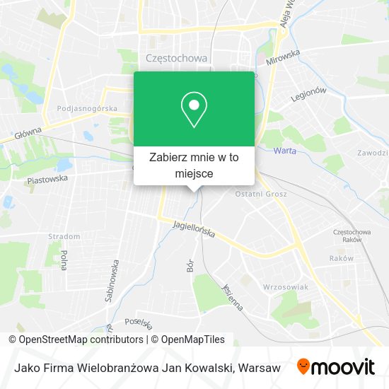 Mapa Jako Firma Wielobranżowa Jan Kowalski