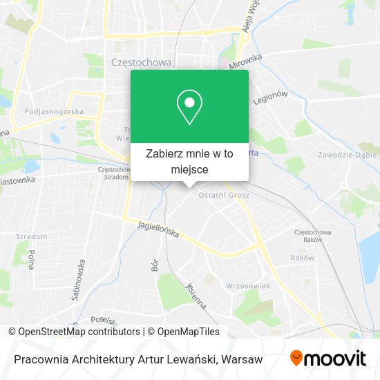 Mapa Pracownia Architektury Artur Lewański