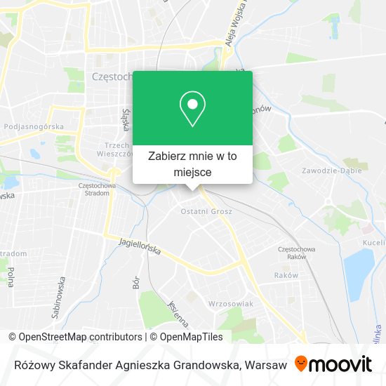 Mapa Różowy Skafander Agnieszka Grandowska