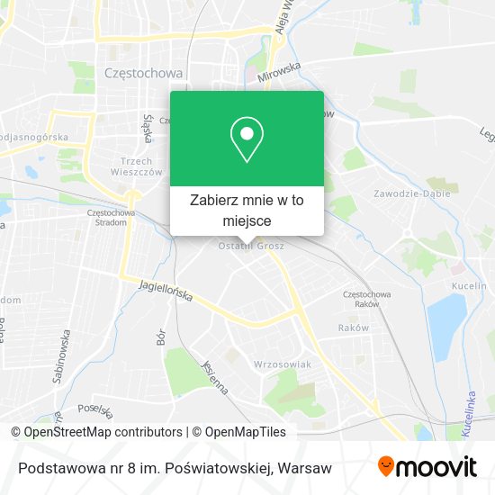 Mapa Podstawowa nr 8 im. Poświatowskiej