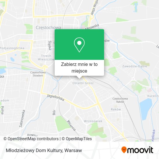 Mapa Młodzieżowy Dom Kultury