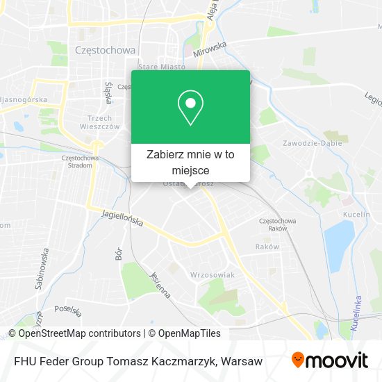 Mapa FHU Feder Group Tomasz Kaczmarzyk