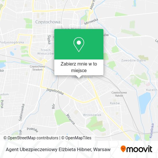 Mapa Agent Ubezpieczeniowy Elżbieta Hibner