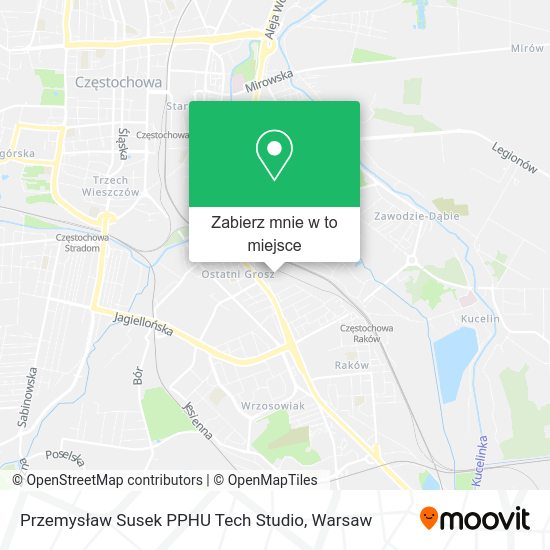 Mapa Przemysław Susek PPHU Tech Studio