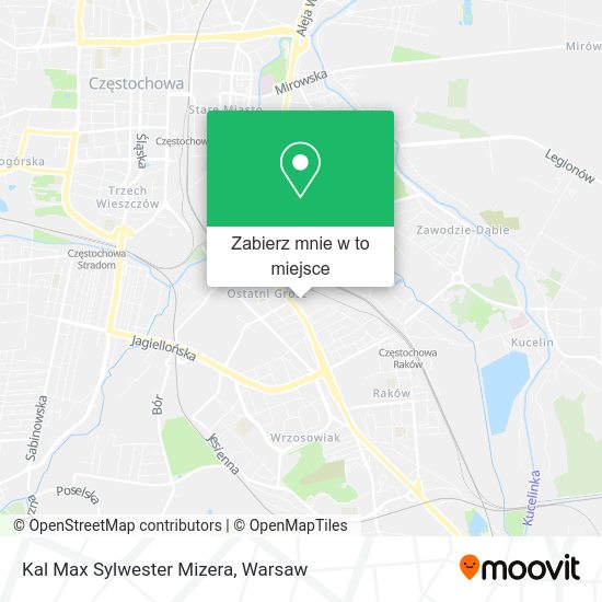 Mapa Kal Max Sylwester Mizera