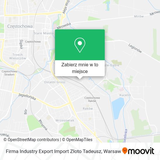 Mapa Firma Industry Export Import Złoto Tadeusz