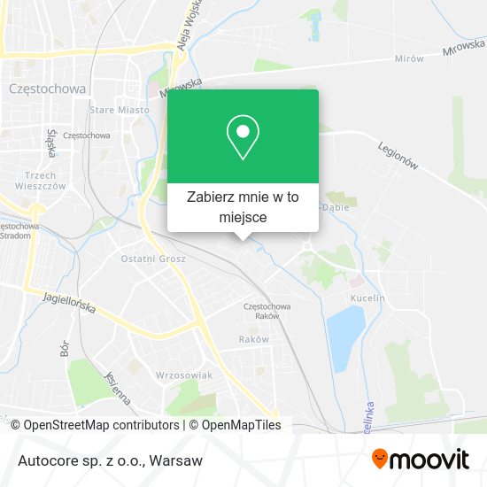 Mapa Autocore sp. z o.o.