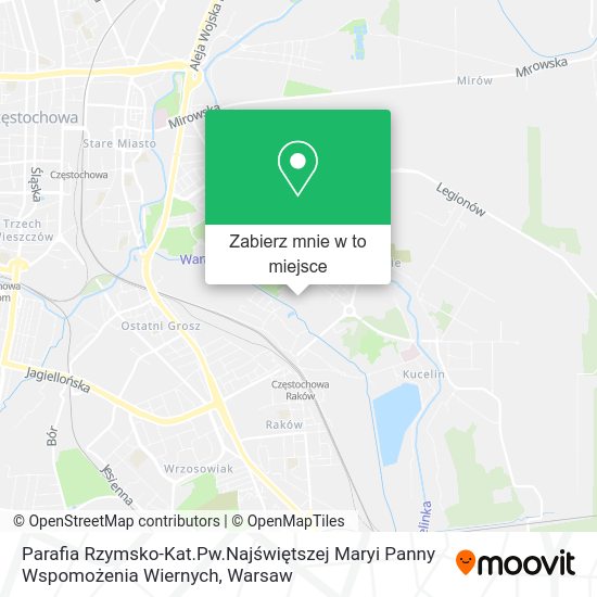 Mapa Parafia Rzymsko-Kat.Pw.Najświętszej Maryi Panny Wspomożenia Wiernych