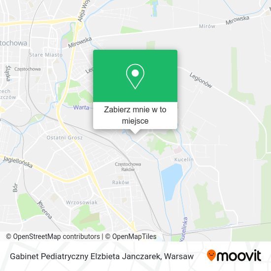 Mapa Gabinet Pediatryczny Elzbieta Janczarek