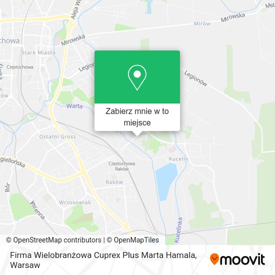 Mapa Firma Wielobranżowa Cuprex Plus Marta Hamala