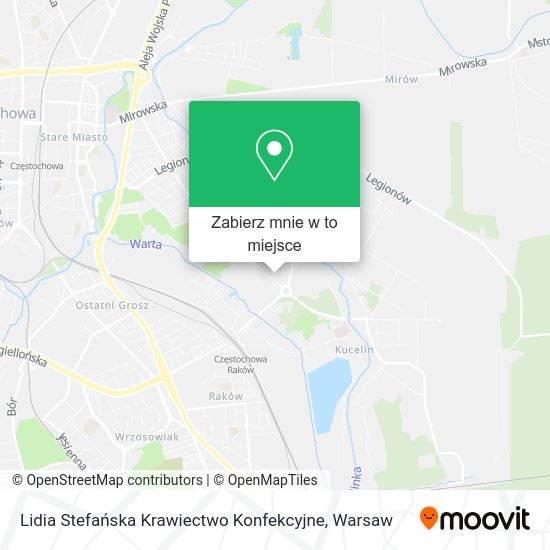 Mapa Lidia Stefańska Krawiectwo Konfekcyjne