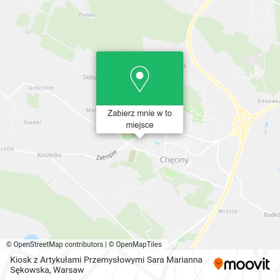 Mapa Kiosk z Artykułami Przemysłowymi Sara Marianna Sękowska