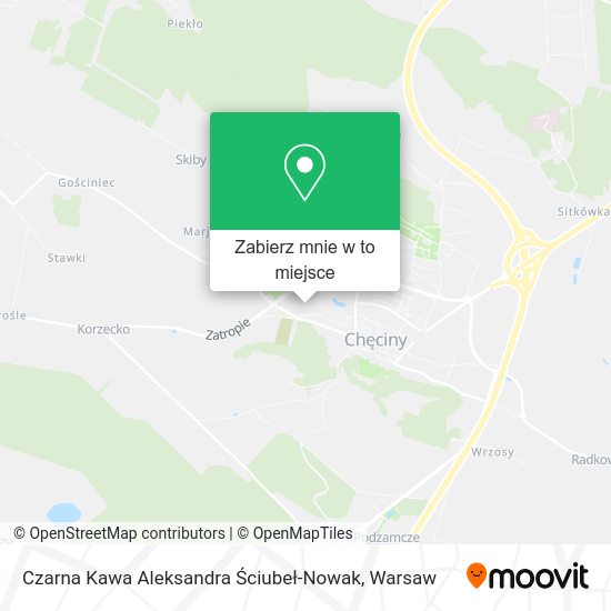 Mapa Czarna Kawa Aleksandra Ściubeł-Nowak