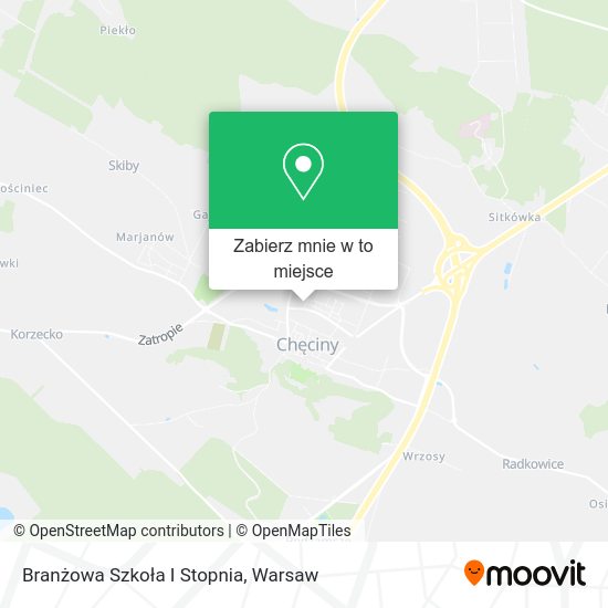 Mapa Branżowa Szkoła I Stopnia