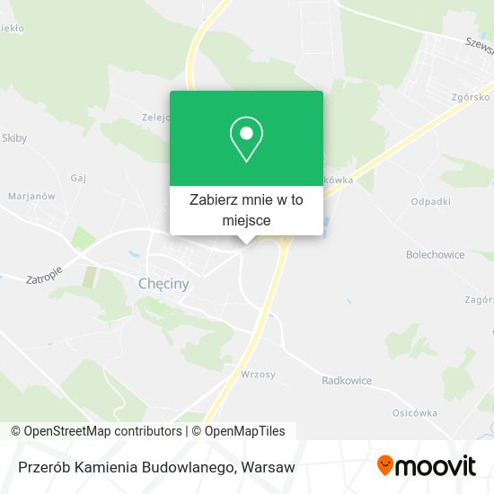 Mapa Przerób Kamienia Budowlanego