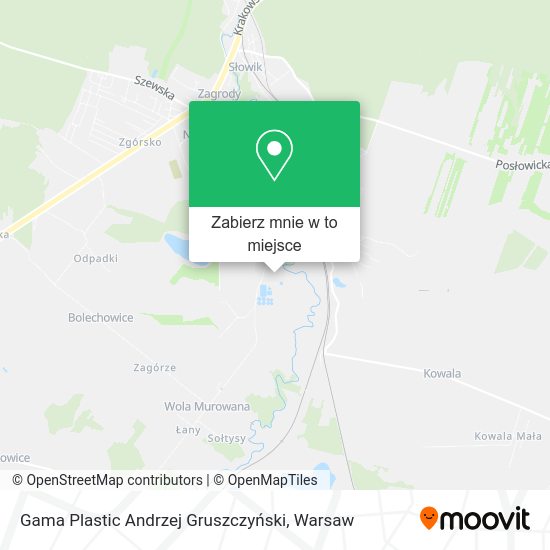 Mapa Gama Plastic Andrzej Gruszczyński