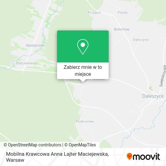 Mapa Mobilna Krawcowa Anna Lajter Maciejewska