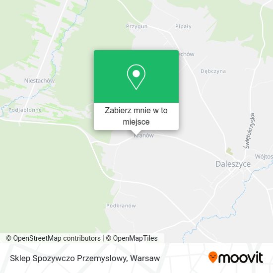 Mapa Sklep Spozywczo Przemyslowy