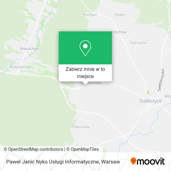 Mapa Paweł Janic Nyks Usługi Informatyczne