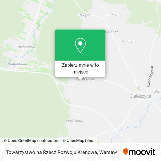 Mapa Towarzystwo na Rzecz Rozwoju Kranowa