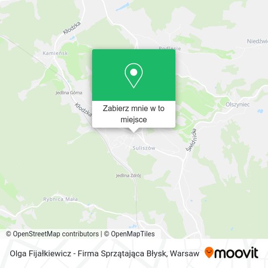 Mapa Olga Fijałkiewicz - Firma Sprzątająca Błysk