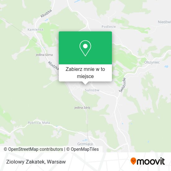 Mapa Ziolowy Zakatek