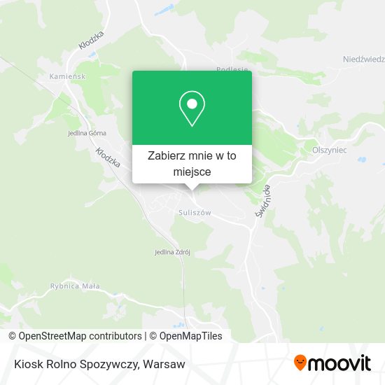 Mapa Kiosk Rolno Spozywczy