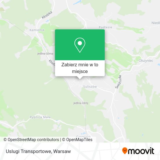 Mapa Uslugi Transportowe