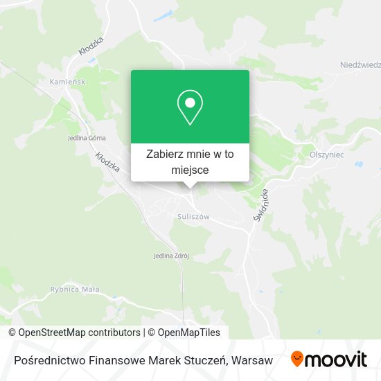 Mapa Pośrednictwo Finansowe Marek Stuczeń