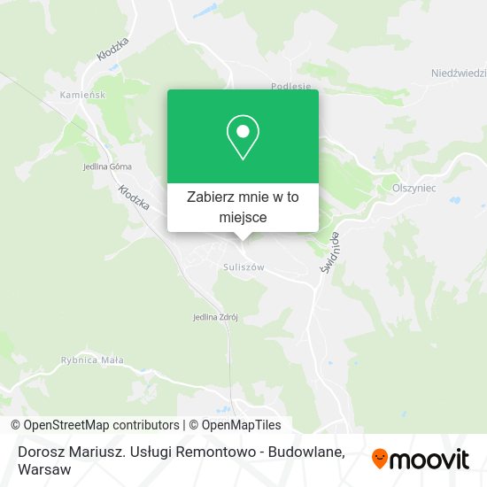 Mapa Dorosz Mariusz. Usługi Remontowo - Budowlane