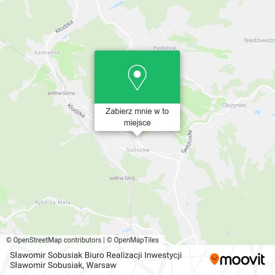 Mapa Sławomir Sobusiak Biuro Realizacji Inwestycji Sławomir Sobusiak