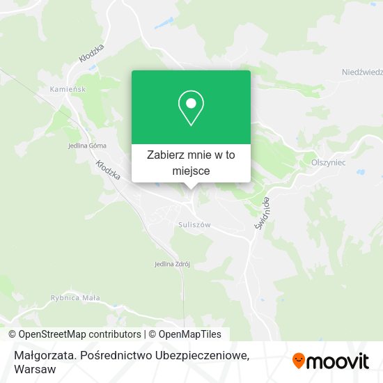 Mapa Małgorzata. Pośrednictwo Ubezpieczeniowe