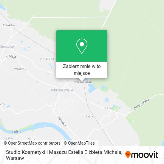 Mapa Studio Kosmetyki i Masażu Estella Elżbieta Michala