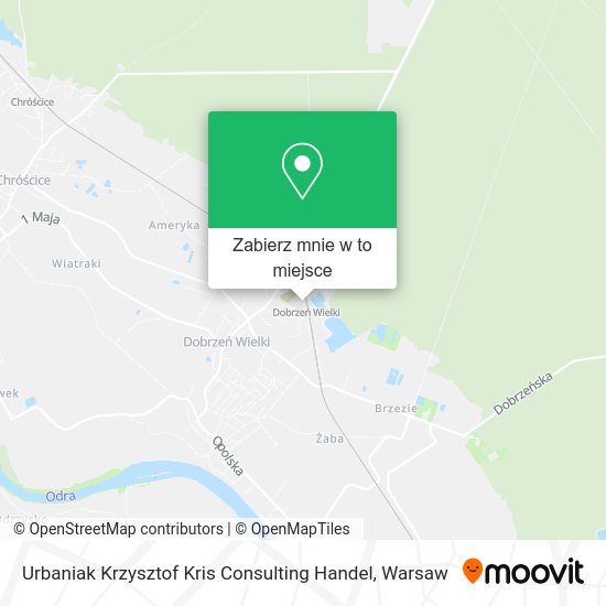 Mapa Urbaniak Krzysztof Kris Consulting Handel