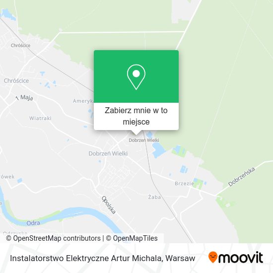 Mapa Instalatorstwo Elektryczne Artur Michala