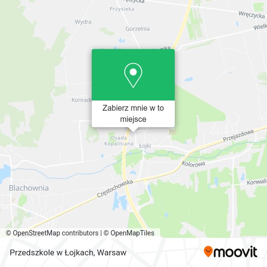 Mapa Przedszkole w Łojkach