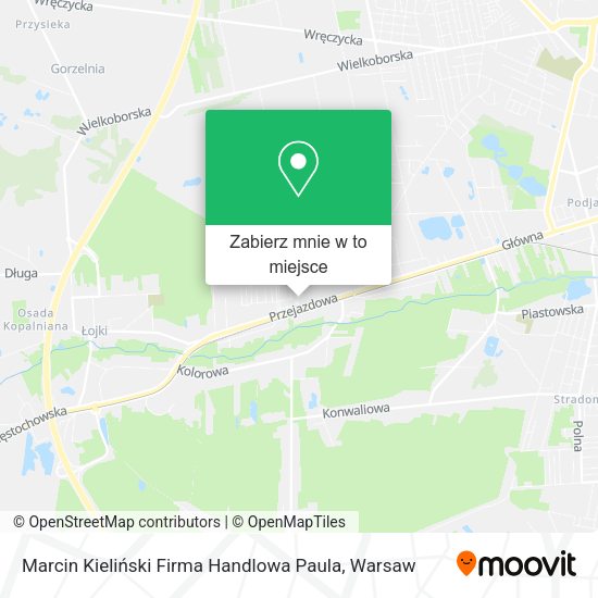 Mapa Marcin Kieliński Firma Handlowa Paula