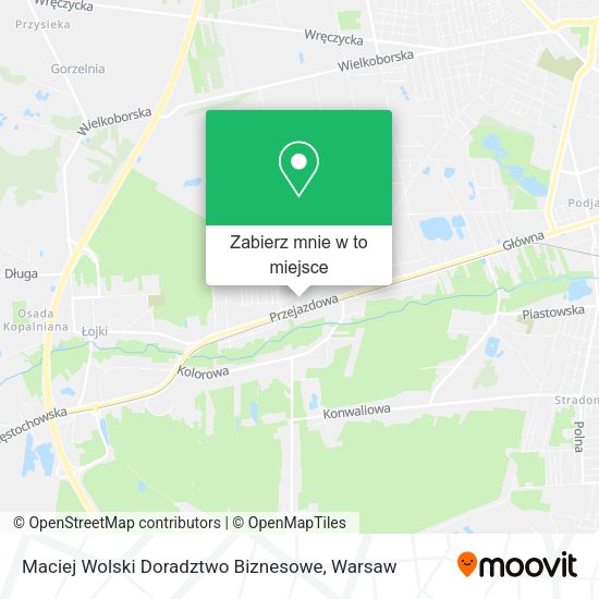 Mapa Maciej Wolski Doradztwo Biznesowe