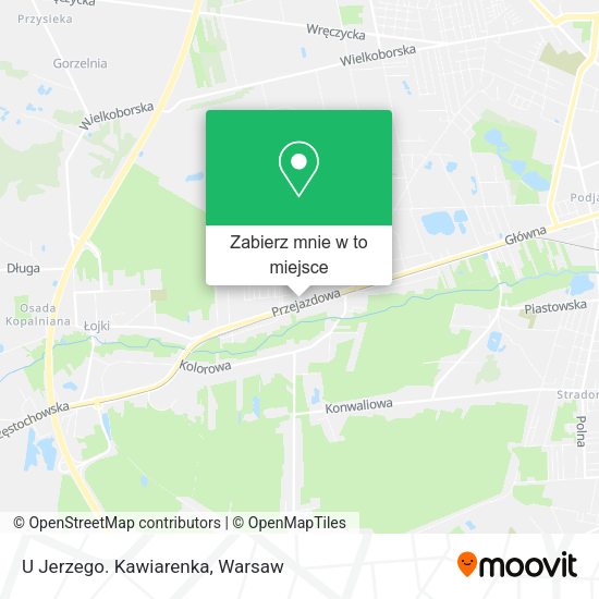 Mapa U Jerzego. Kawiarenka