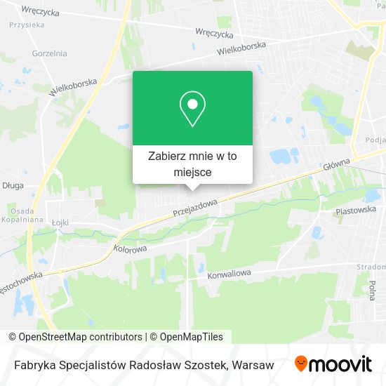 Mapa Fabryka Specjalistów Radosław Szostek