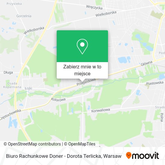 Mapa Biuro Rachunkowe Doner - Dorota Terlicka