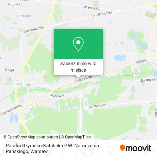 Mapa Parafia Rzymsko-Katolicka P.W. Narodzenia Pańskiego