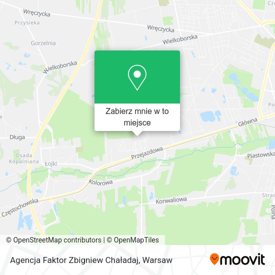 Mapa Agencja Faktor Zbigniew Chaładaj