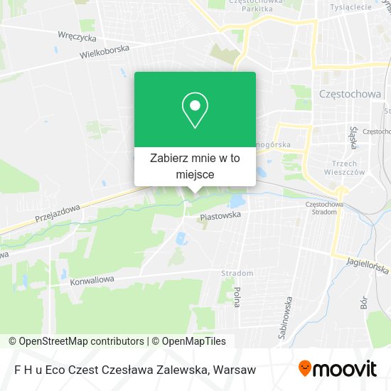 Mapa F H u Eco Czest Czesława Zalewska