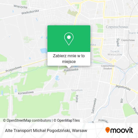 Mapa Alte Transport Michał Pogodziński