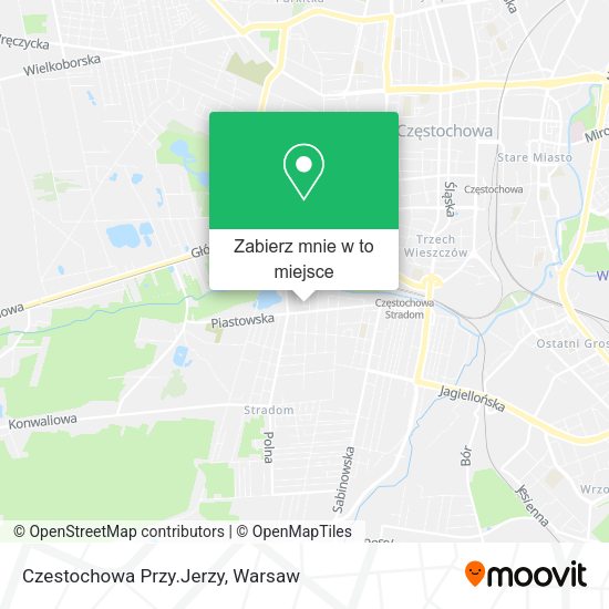 Mapa Czestochowa Przy.Jerzy