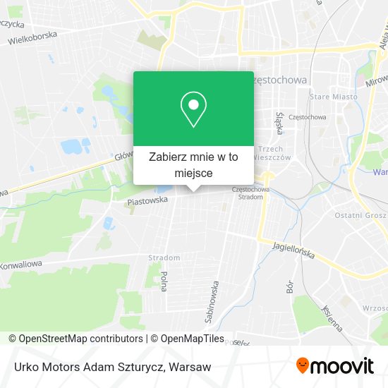 Mapa Urko Motors Adam Szturycz