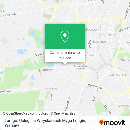 Mapa Lamgo. Usługi na Wtryskarkach Myga Longin