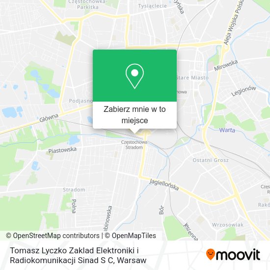 Mapa Tomasz Lyczko Zaklad Elektroniki i Radiokomunikacji Sinad S C